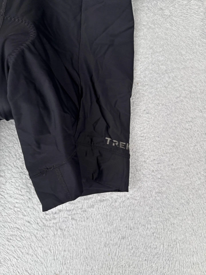 Pantalones Cortos de Ciclismo Trek Para Hombre Medianos Negros Acolchados Forro de Bicicleta Gamuza Reflectante Carretera Foto 2 de 4