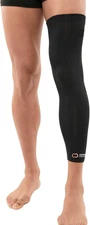 Leg Compression Sleeve - Copper Infused Knee Stabilizer Brace for Running, Menis