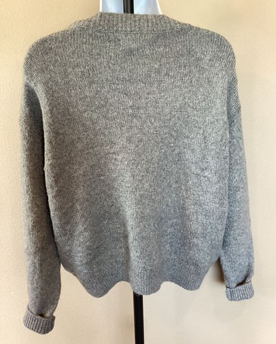 Lou & Grey For Loft Sweater Women’s Grey Size M Love And Heart - Picture 5 of 8