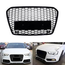 Waben Front Kühlergrill Schwarz Grill Für Audi A5 Coupe B8 8T 8F Facelift 12-17