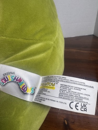 Peluche Relleno Claires Exclusivo Aubrey The Avocado 12" Verde Malvavisco Usado en Excelente Condición - Imagen 11 de 11