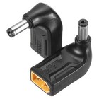 2 Pack XT60 Adapter, XT60 Male to DC5521 Male Up Bend 5.5 x 2.1mm