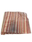 Lof of 8 Crate & Barrel Satillo Stripe Cloth All Cotton 21x21 Napkin Set