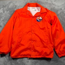 Vintage Florida Gators Jacket Men Small Orange Hartwell Football NCAA Snap Front
