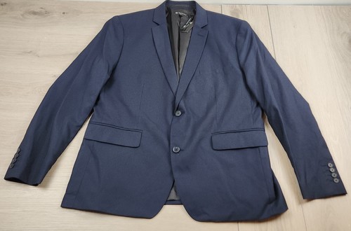 INC International Concepts Suit Jacket Mens Navy XL Slim Fit Stretch New - Picture 4 of 10
