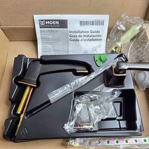  Moen T6220BRB Boardwalk Bathroom Faucet in Mediterranean Bronze - Picture 1 of 8