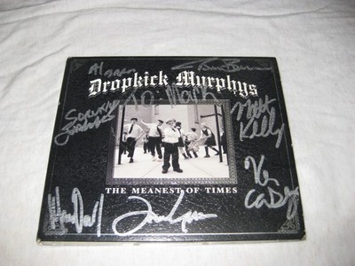 The Meanest of Times by Dropkick Murphys (CD, 2007) SIGNED Born & Bred Records
