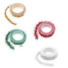 4 Pcs Thin Metallic Christmas Tinsel Garlands 3 m for Party Decoration