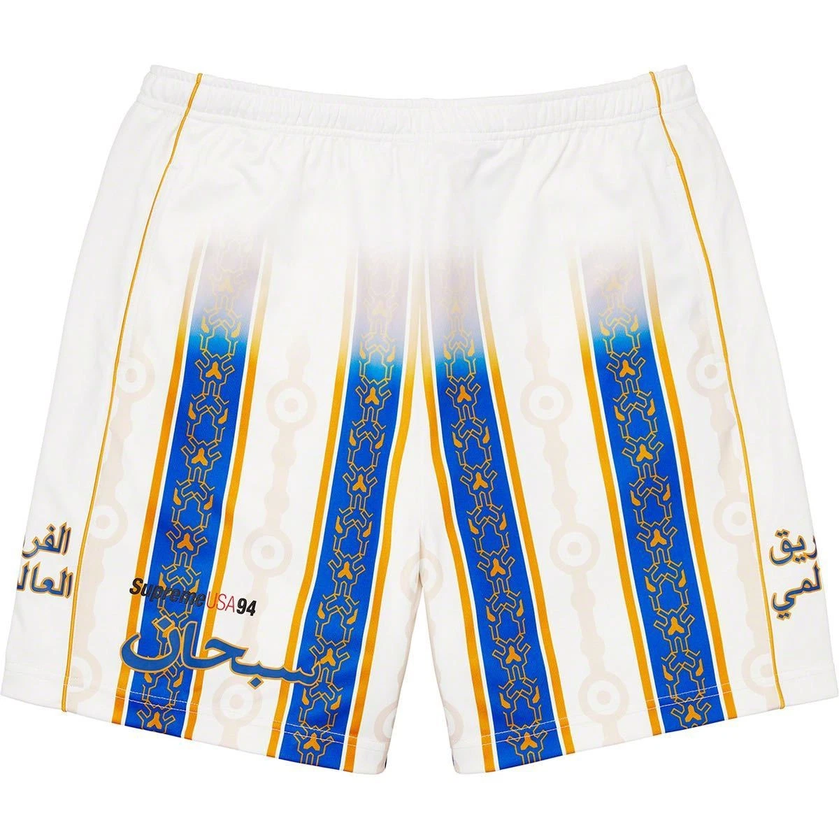 Short de football neuf jamais utilisé 21SS neuf neuf SUPREME Supreme ARABIC LOGO SHORT