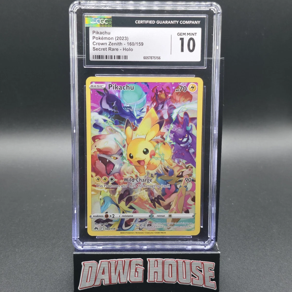 Pokémon TCG Grade 10 Pikachu Individual Collectible Card Game
