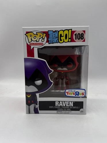 Funko POP! Television: Teen Titans GO! - Raven [Red] #108 (Toys R Us EXCL)