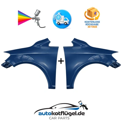 Kotflügel für VW GOLF PLUS LC5F Links + Rechts 05-14 Vorderseite Lackiert Neu - Bild 1 von 4