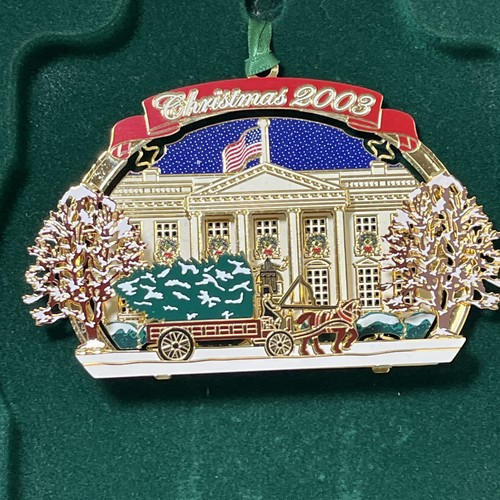 2003 Weißes Haus Weihnachtsschmuck Baumpräsentation First Lady Laura Bush A5 - Bild 8 von 11