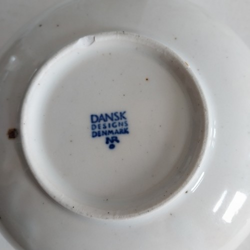 2 Dansk Stoneware Brown Mist Speckled Vegetable Bowl Blue Stamp 6 -1/8" READ - Picture 14 of 17