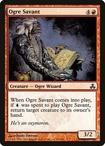 Ogre Savant - GPT (Guildpact) #70 MTG Magic The Gathering Red WotC