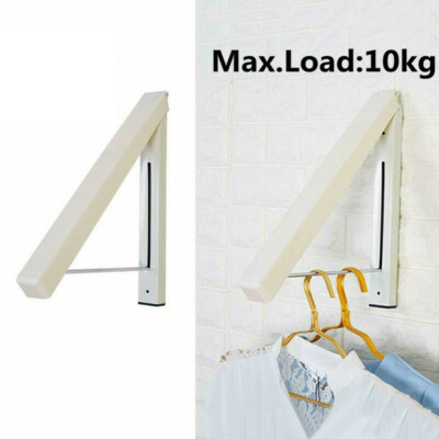 Stainless Steel Laundry Drying Rack Wall-Mount Retractable Folding Invisible Clothes Hanger,Material ABS 1//2 x Laundry Drying Rack