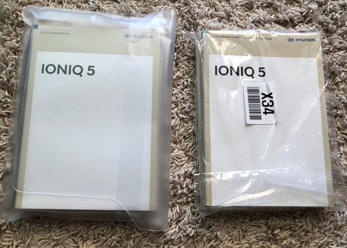 2023 23 OEM HYUNDAI IONIQ 5 User Owners Complete Manual Set with Navigation - Picture 2 of 7