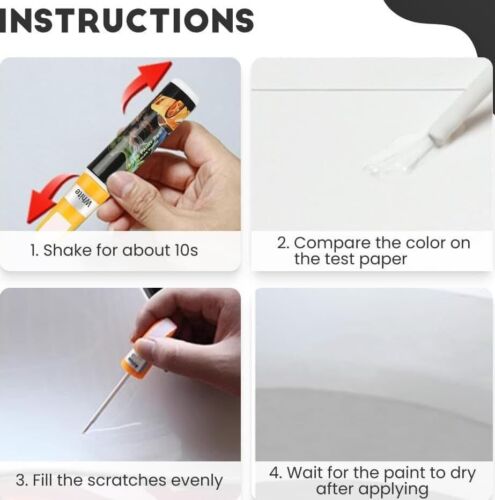 2 Packs Car Scratch Remover Pen 2025 Upgraded 2 in 1 Touch Up Paint for Deep ... - Picture 3 of 7