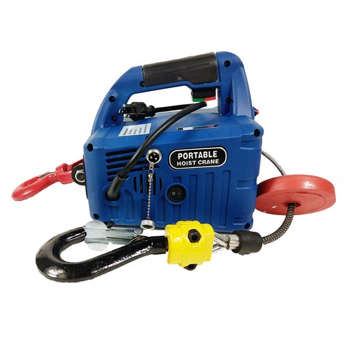 Intbuying Verricello elettrico domestico portatile cablato 110 V 450KGX7,6 M - Foto 4 di 8