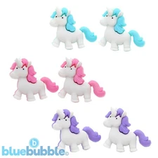 Bluebubble MY BABY UNICORN Earrings Sweet Kawaii Dream Magic Fairytale Animal 