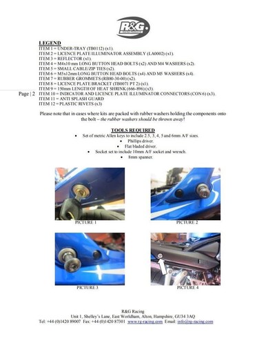 R&G Tail Tidy Suzuki Bandit GSX 650F 2008-2016 - Foto 7 di 12