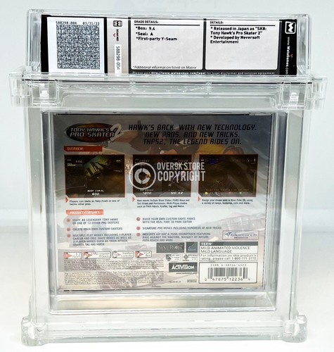 Tony Hawk's Pro Skater 2 - Sega Dreamcast WATA 9.4 A Sealed Graded Not VGA | CGC - Picture 2 of 3