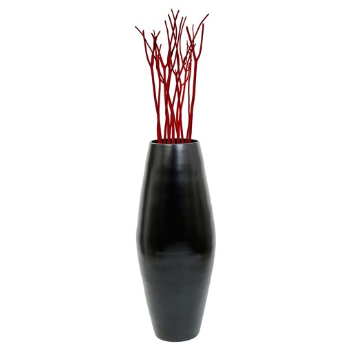 27.5 inch Bamboo Floor Vase Cylinder, For Dining Living Room Entryway Decoration - Picture 11 of 16