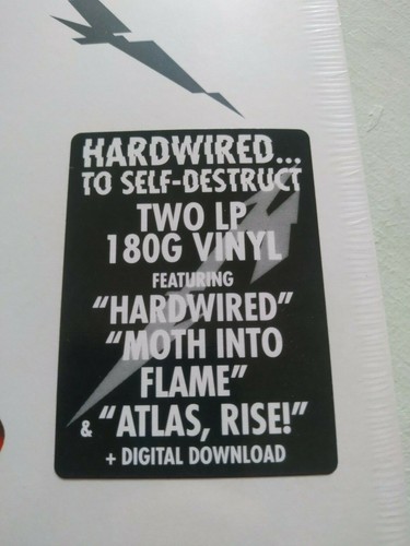 METALLICA HARDWIRED TO SELF-DESTRUCT - 2 X LP 12" VINILO 2016 Precintado - Photo 2 sur 4