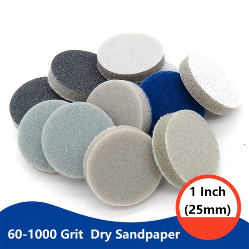 60-10000 Grit Riken Round Sandpaper 1 Inch(25mm) Pads Sanding Disc Flocking Disc - Picture 2 of 8