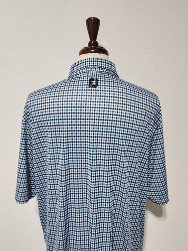 Footjoy Plaid Golf Polo Koolau Club Herren Größe XL - Bild 5 von 14