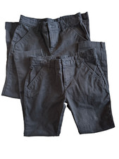 Old Navy Girl's Skinny School Uniform Pants, Black, Size 10, 2-pairs, Pre-owned