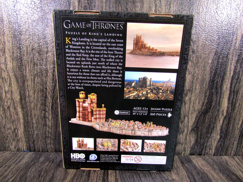 2 Game of Thrones 1,000+ Pieces Premium Puzzles Lot HBO TV Series New Sealed 4D - Picture 4 of 15