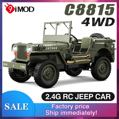 JJRC 1/10 C8815 RC Jeep 4WD Military Truck Off-Road RTR RC Car Climbing Vehicle - Picture 3 of 32