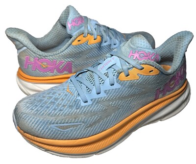 HOKA ONE ONE - HOKA(ホカ)☆CLIFTON9 レディース24.0cm ピンク×ブルー☆ HOKA(ホカ)☆CLIFTON9 レディース24.0cm ピンク×ブルー☆