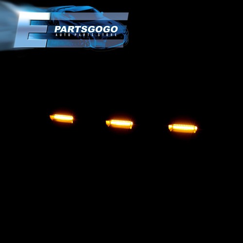 For 17-19 Ford F250 F350 Super Duty Front Grille Bumper Grill + Amber LED Lights - Picture 4 of 4