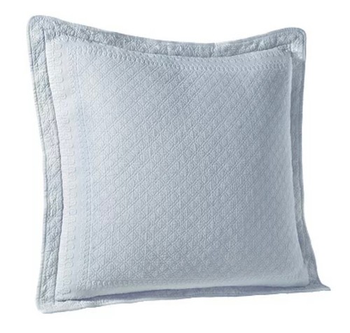 JCP KING CHARLES  EURO PILLOW SHAM COVER 26" X 26"  BLUE NEW - Picture 2 of 2