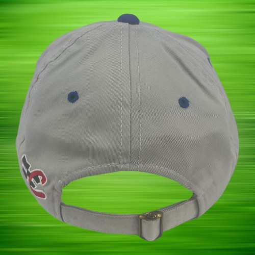 Vtg Las Vegas Motor Speedway Hat NASCAR Racing One Size Strapback Cap Gray Blue - Picture 5 of 8