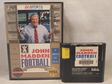 John Madden Football Championship Edition (SEGA Genesis) Authentic Cart in Box