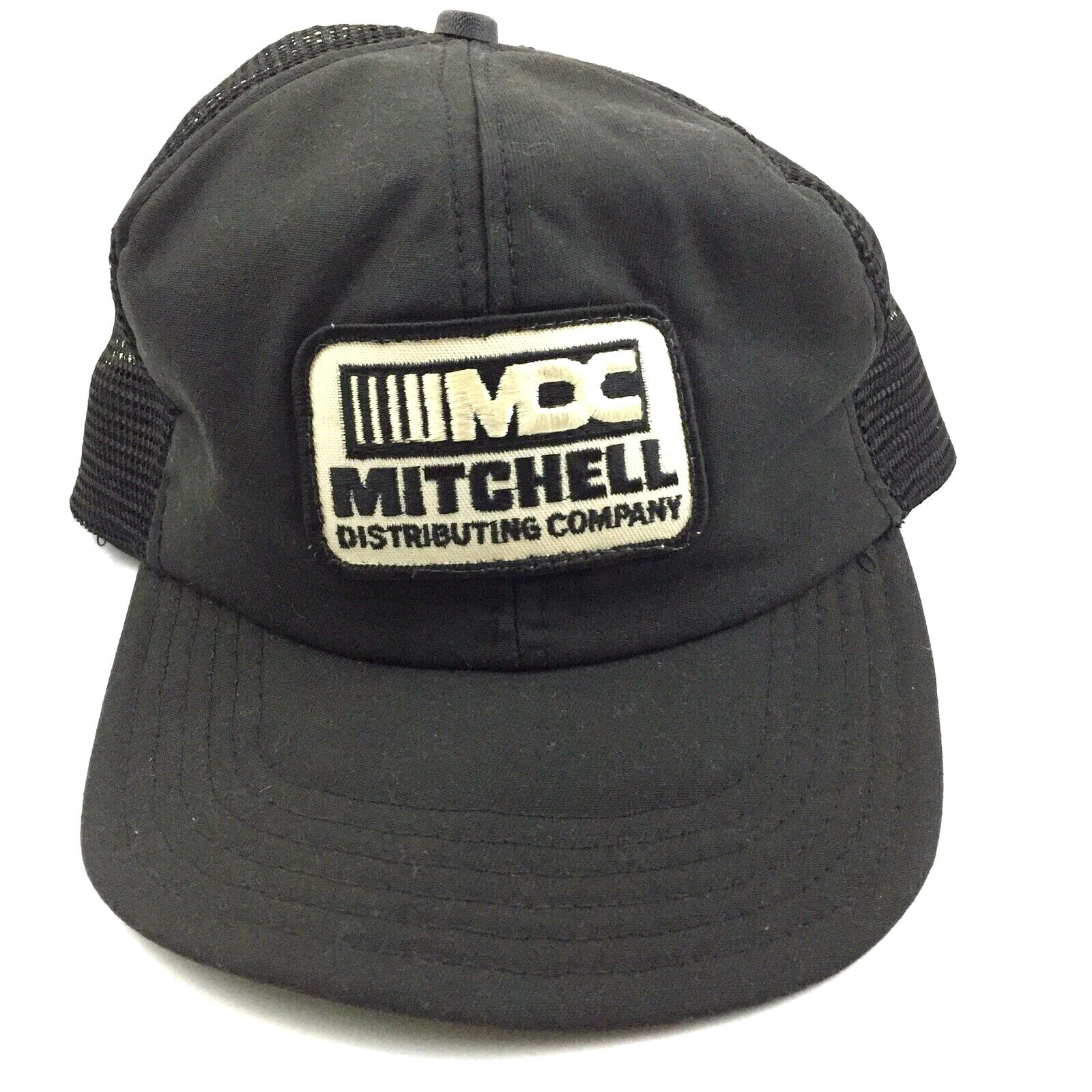 Vtg MDC Mitchell Distributing Patch Hat USA Mesh … - image 1