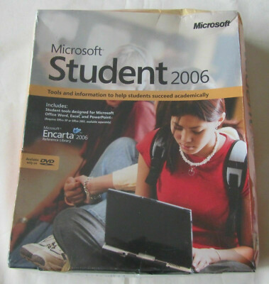 Microsoft Student 2006 ENG Box - Neu OVP in Folie Rarität