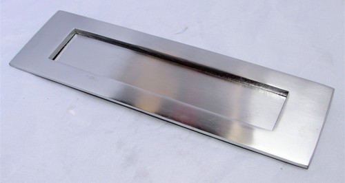Placa de satén victoriana buzón con solapa con resortes puerta delantera porche 10"" x 3"" D3 - Imagen 6 de 12