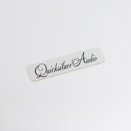 Quicksilver Amplificatore Audio Personalizzato Alluminio Logo Badge 76mm(2.99")X19mm(0.74") - Foto 3 di 10