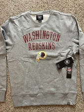Washington Redskins crew-neck sweatshirt, '47 Brands, slate grey, Men's (XL)