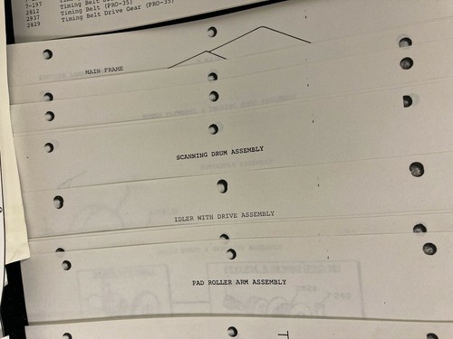 1976 BALLANTYNE MOVIE THEATRE DRIVE IN PROJECTOR PARTS LISTS,SOUND HEAD DIAGRAMS - Picture 4 of 5