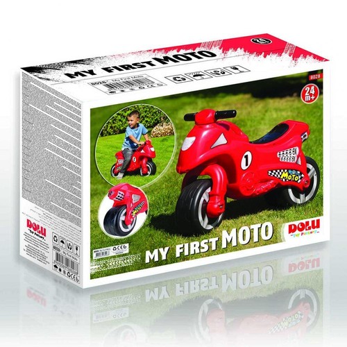 Dolu My First Moto Niños Montar en Juguete Empujar Motocicleta Exterior Rojo Niño Pequeño Siéntate - Imagen 3 de 4