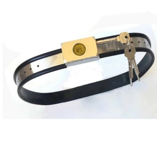 Keuschheitsgürtel für Männer eingebauter Käfig BH Edelstahl Silikon Bondage BDSM. - Bild 50 von 50