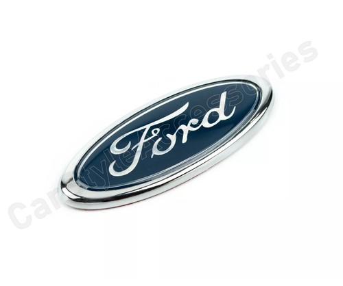 Classic Blue Ford 114 mm x 45 mm Badge Front or Rear Replacement - Picture 8 of 10