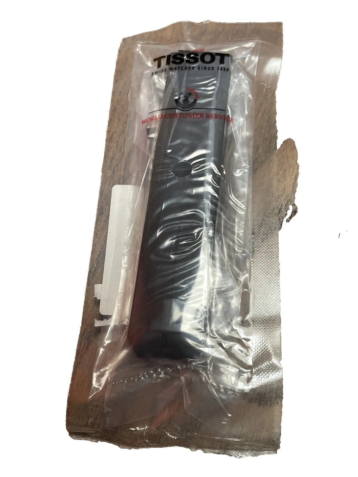 Reloj Pulsera Negro de Resina Tissot Bandas