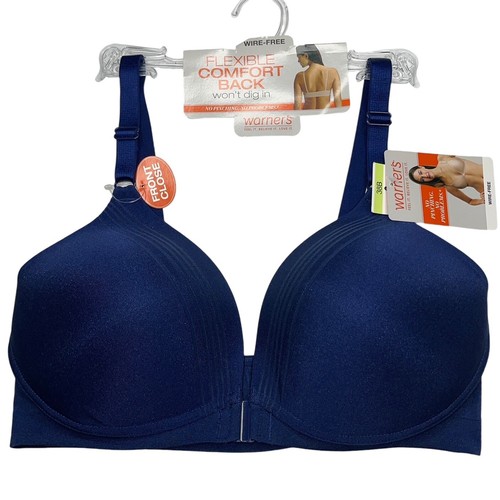 Warner's Bra Wirefree Front Closure Plunge Comfort Flexible Smoothing RM0501A - Picture 73 of 96