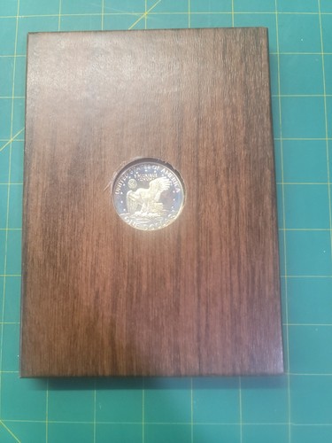 1974-S EISENHOWER PROOF SILVER DOLLAR WITH ORIGINAL BOX - Picture 2 of 6